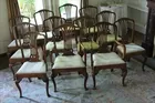 12 Mahogany Dining Room Chairs