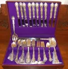 Alvin French Scroll Sterling Silver Set