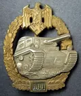 WWII Army Bronze 100 Tank Assault Badge