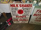 Milk Shakes Sign