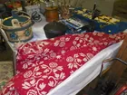 Red/Beige Coverlet 