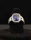 4.51ct Genuine Sapphire Diamond Ring