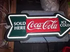 Coke Arrow Neon Sign