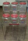 Great  Lance Store 6 Jar Stand with Jars