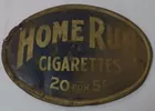 Home Run Cigarettes Tin Sign