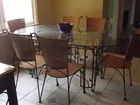 Iron Table and chairs