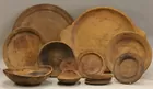Grouping of Treenware Bowls, Trays, Plates, & Soap