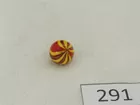 Contemporary Red & Yellow Banded Lutz, 3/4
