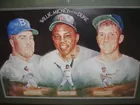 Mantle, Mays, Snider Autograph w/ COA