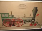 Large 1853 Lowell Locomotive Print