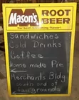 Liechty Auctions,  Mason's Root Beer Sign