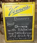 Liechty Auctions, Vernors vintage menu board