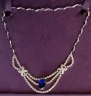 A Stunning Diamond and Tanzanite