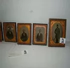 CIVIL WAR SOLIDER TIN TYPES 8 pcs