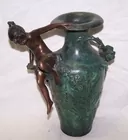 BRONZE VASE MKD A. MOREAU