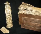 8in Ivory  figurine,  acquired WW2