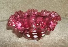 Liechty Auctions, Cranberry Glass