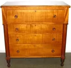 Dated 1846 Tiger Maple Chest