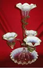 Victorian Art Glass Epergne