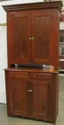 Ca. 1830 Cherry Stepback Cupboard