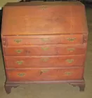 Ca. 1790 Cherry Chippendale Secretary