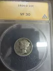 1916 d Mercury  Dime