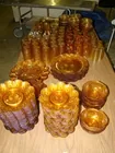 LARGE SET OF AMBER  CHINA