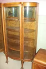 Curved glass hutch