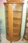 Curved glass hutch