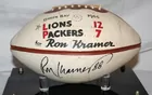 1965 Lions Packers Game ball Kramer