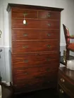English Mahogany Chest on Chest - 1790's
