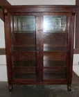 Antique Mission style cabinet