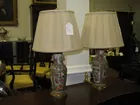 Pair of Rose Medallion Oriental Lamps