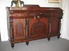 Mahogany/Cherry Empire Sideboard 1840's