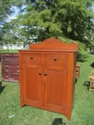 Red Paint Jelly Cupboard