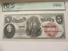 5 Dollar wood Chopper Note - GEM