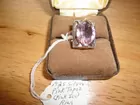 .925 SIVLER PINK ICE RING SIZE 8