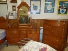 4PC OAK BEDROOM SET