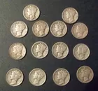 Lyn Liechty Auctions,  14 Mercury Dimes