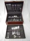 59 PC. Georg Jensen Silver Flatware Set