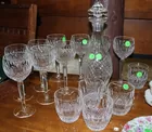 Waterford, decanter, glassware 16 pc