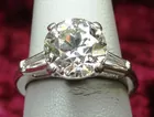 Appraisea2.3 carat diamond platinum band
