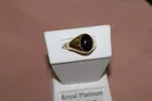 Italian 18k Gold and Onyx Ring