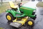 2006 JDX495 lawn tractor, 4 wheel steer