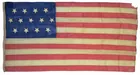 Antique 13 Star American Flag, Colonial Period