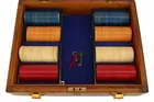 Set of Antique Ivory Poker Chips