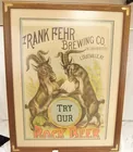 Frank Fehr Brewing Co Paper Advertising
