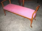 Inlaid window bench