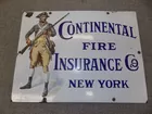 Porcelain sign