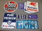 Porcelain signs